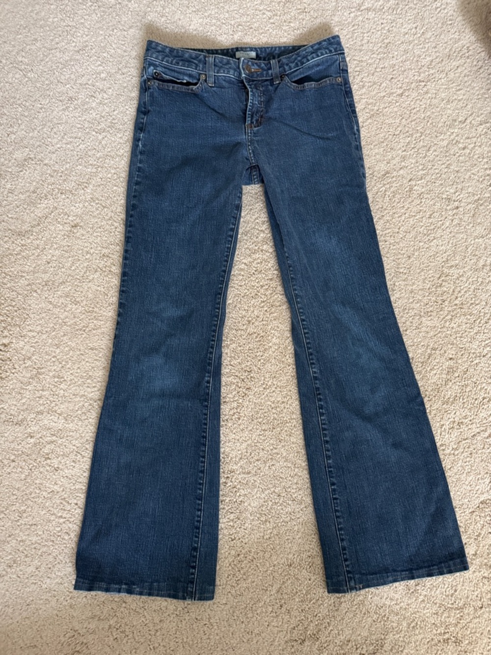 Halogen Dark Blue Low Rise Bootcut Jeans